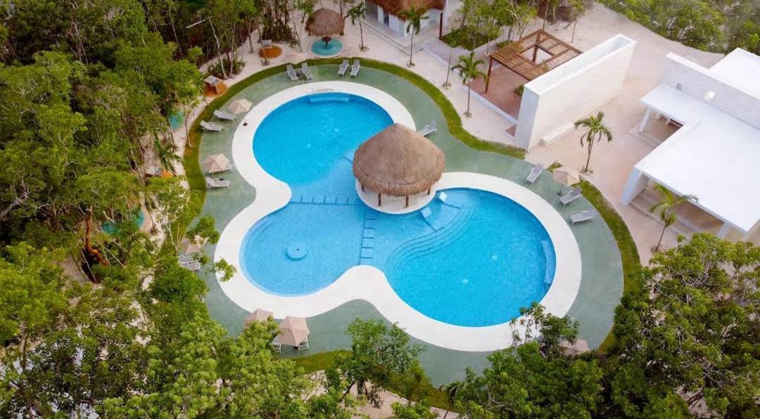2-Bedroom Condo By The Jungle W/ Swimming Pool Puerto Morelos Luaran gambar